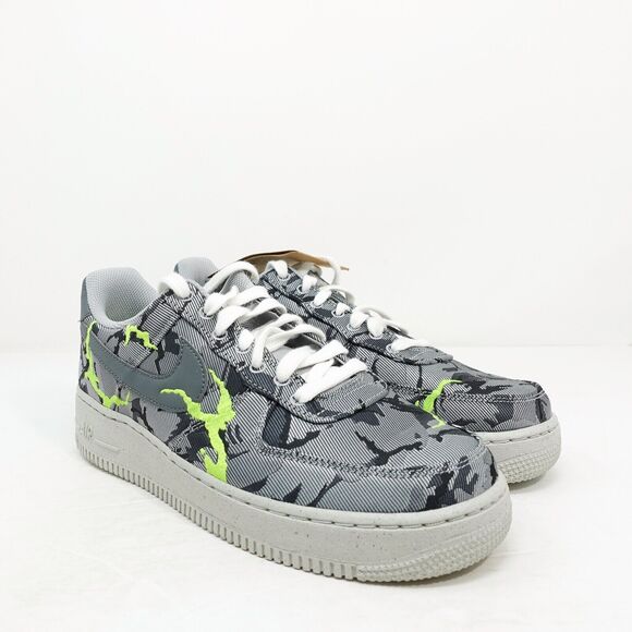 Nike Air Force 1 \'07 LX Grey Camo Green CV1725-001 Men’s Size 9 Womens 10.5 main image 7